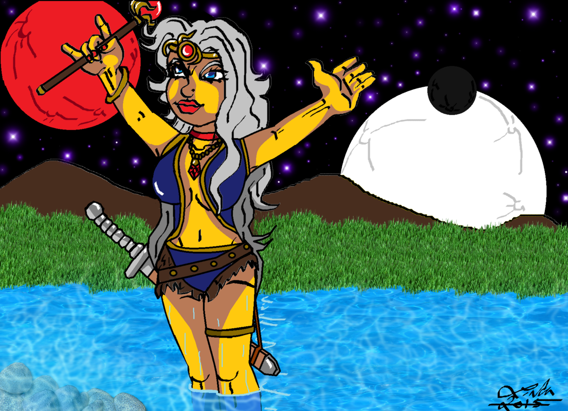 Luna under the stars Luna under the stars