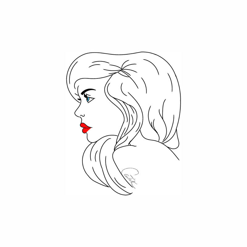 Simplistic girl 