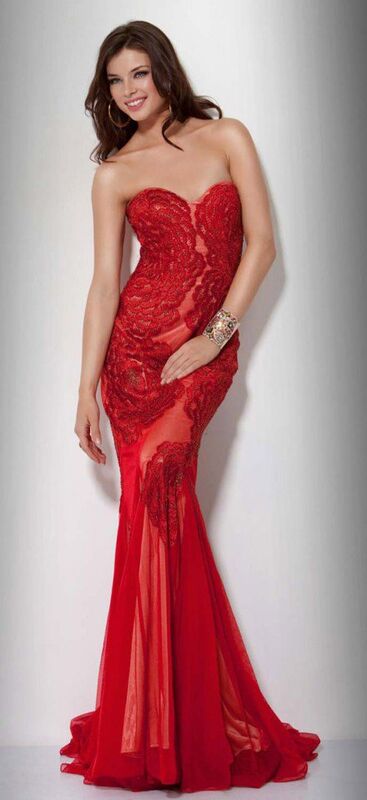 The red gown The red gown