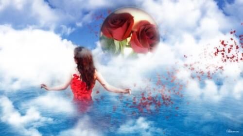 LOVE SPREADS ITS WINGS ACROSS THE SEA LOVE SPREADS ITS WINGS ACROSS THE SEA