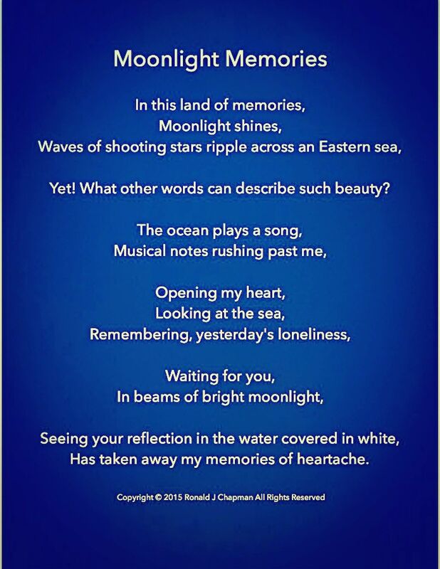 Moonlight Memories Poem By Ron Chapman