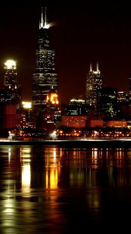 " CHICAGO AT NIGHT " " CHICAGO AT NIGHT "