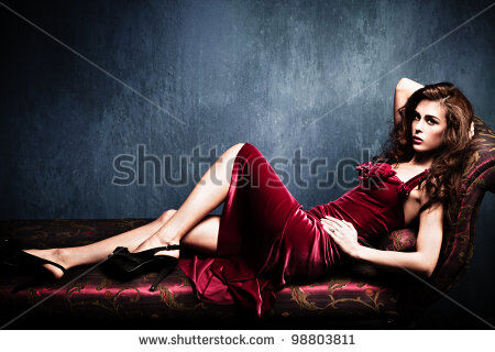 The red gown The red gown