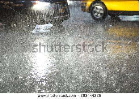 the rain