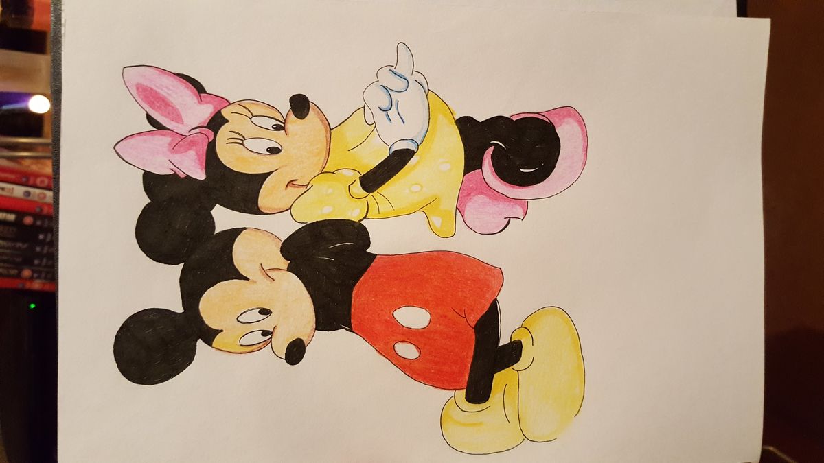 Mickie and Minnie mouse 