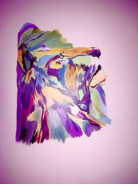 Rainbow lion 