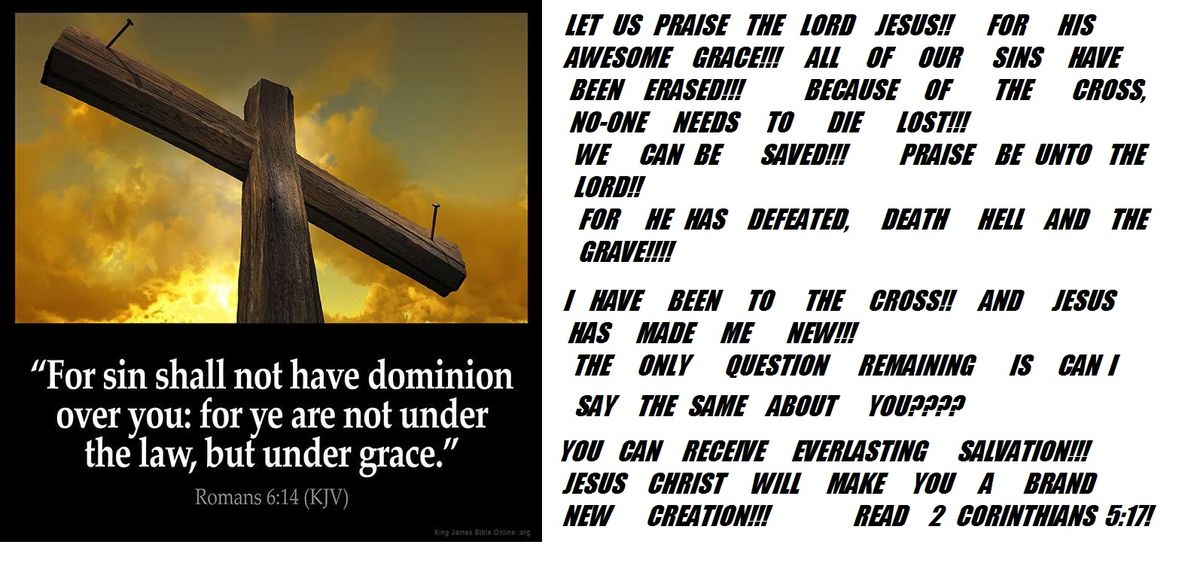 REDEMPTION      THRU  JESUS  CHRIST!!