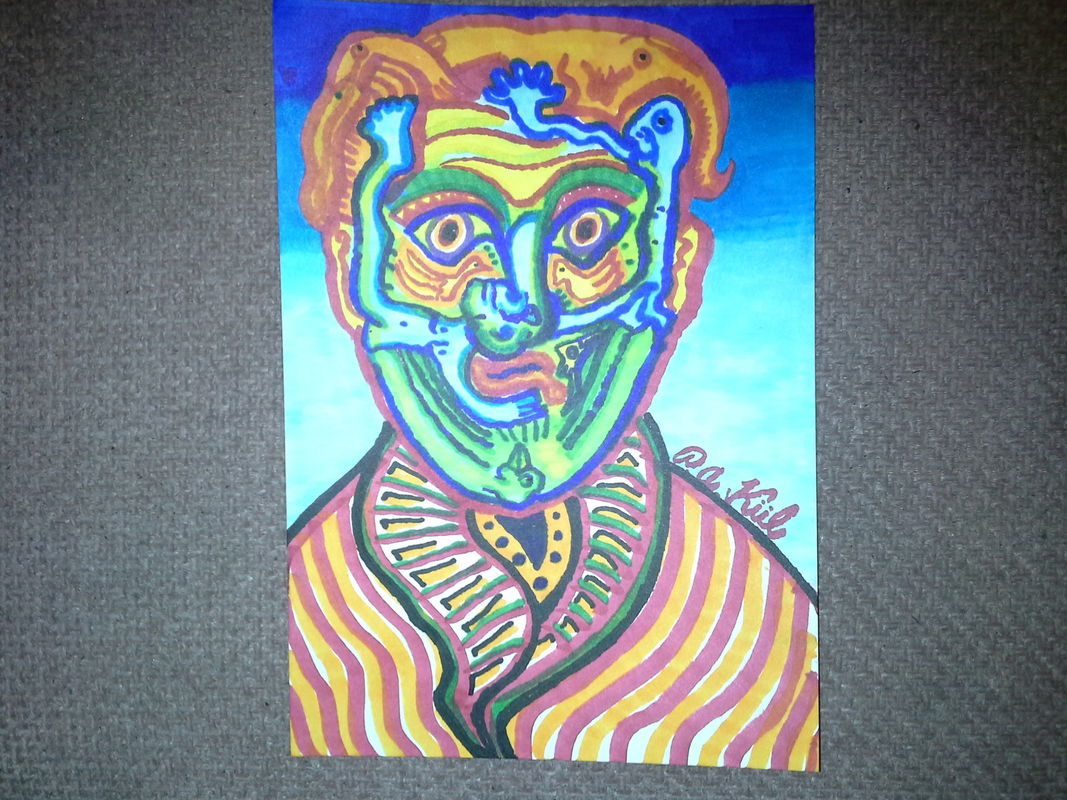 Colored magic man