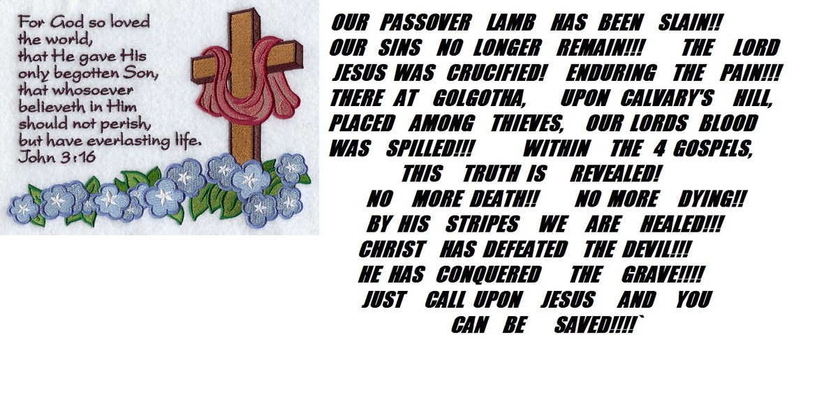 JESUS SAVES!!