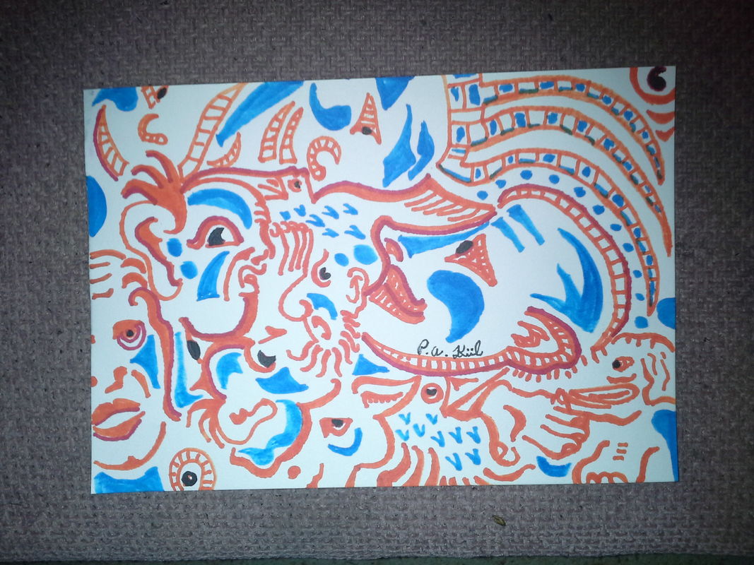 Blue and orange dream
