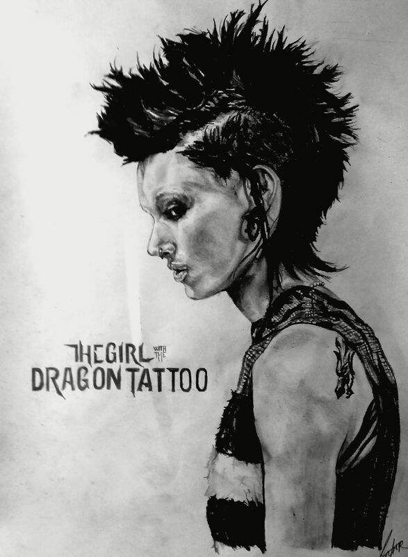 " THE GIRL WITH THE DRAGON TATTOO "