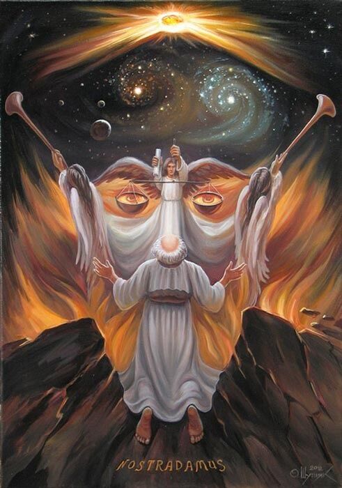 "AS NOSTRADAMUS DRAWS NEAR (earth changes appear)"