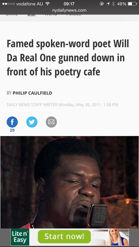 What colour was his sin-A tribute to poet Will Bell