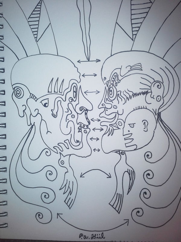 Face to face! 