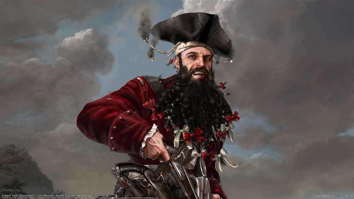 Edward Teach Aka Blackbeard 