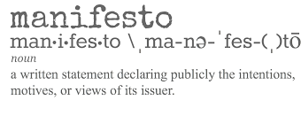 Half-Century Manifesto