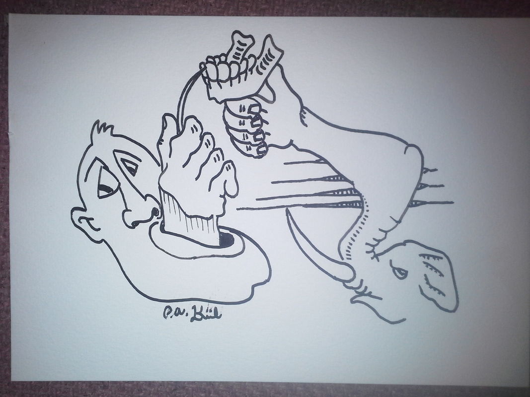 Swallowed words!