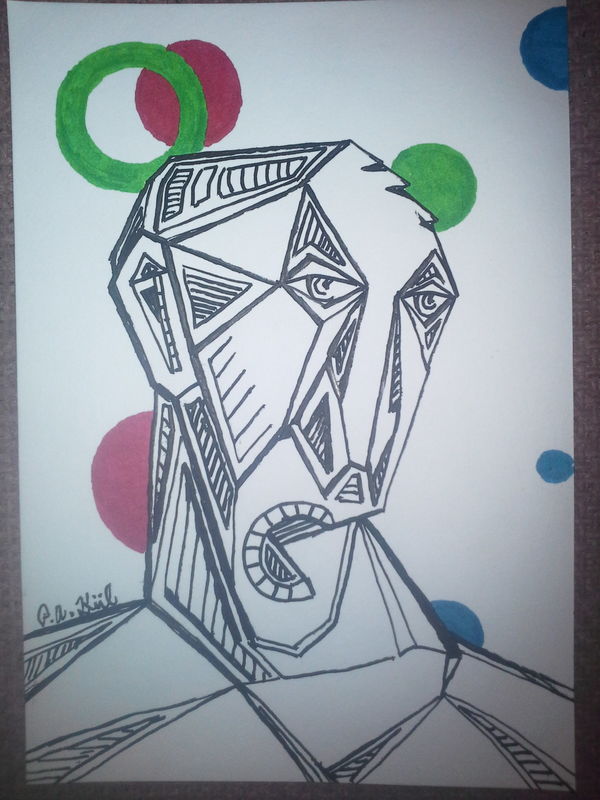 Cubist man!