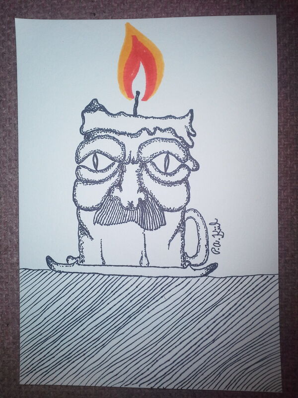 Man candle! 