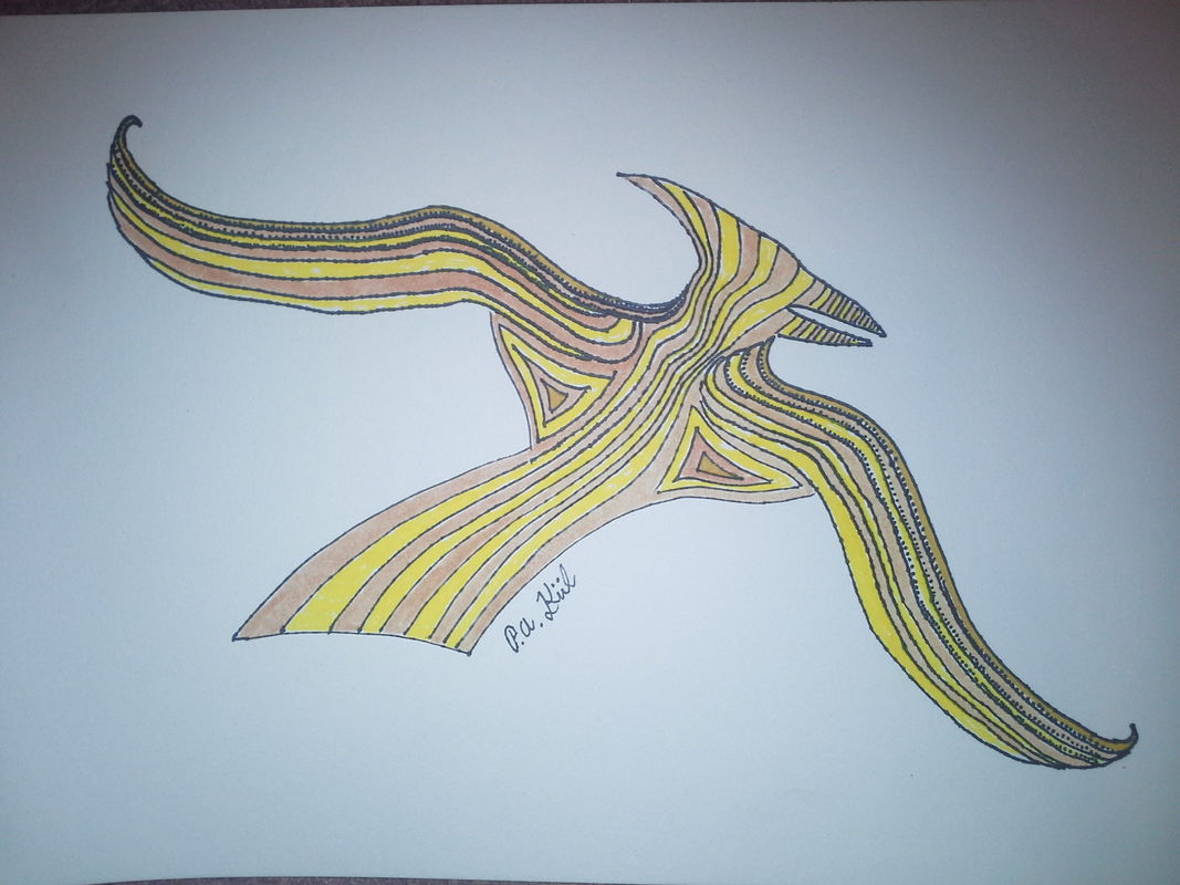 Stripy bird!