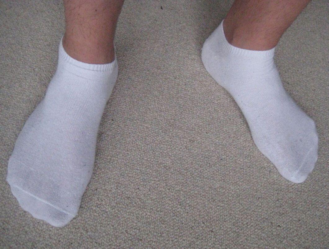 Wearing Just Socks
