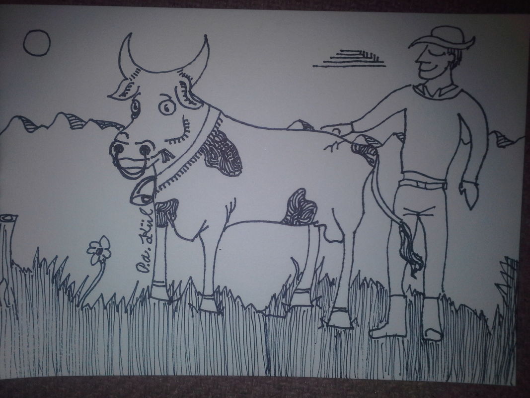 Prize bull!