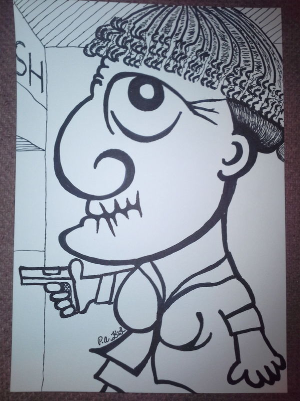 Stick up!