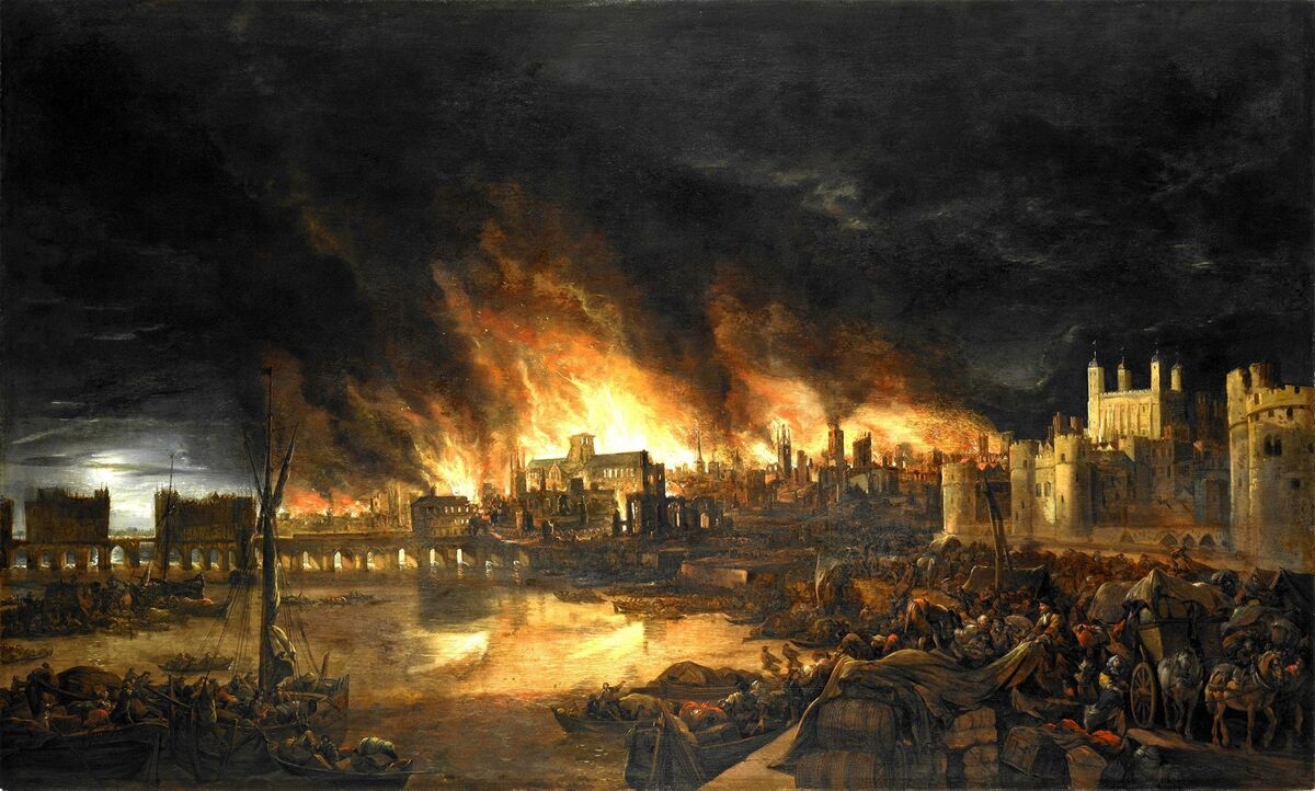 THE GREAT FIRE IN LONDON 1666