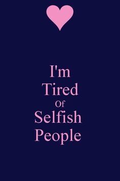 I'm tired