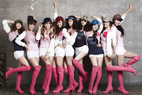Nine Girls And Little Ole Me