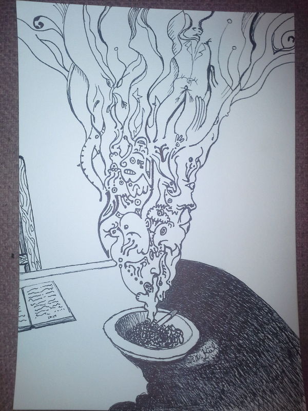 Shadow of my smoke! 