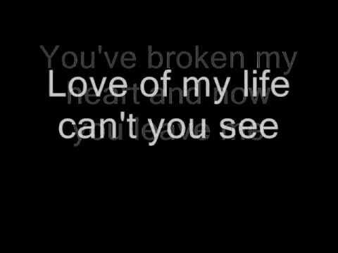 For the love of my life 