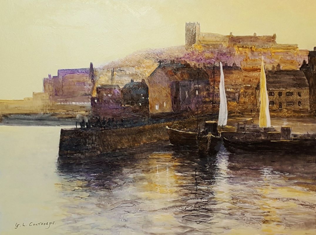 Whitby Harbour Sunset