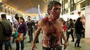 the walking zombie 