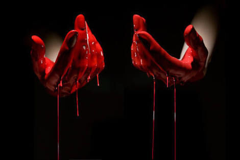 Blood hands