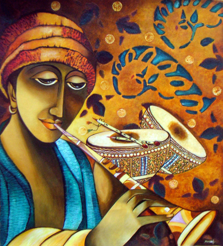 Cosmic Melody- Original Acrylic Painting Cosmic Melody- Original Acrylic Painting