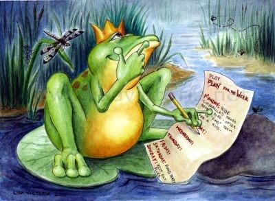 The frog, the princess and the pea