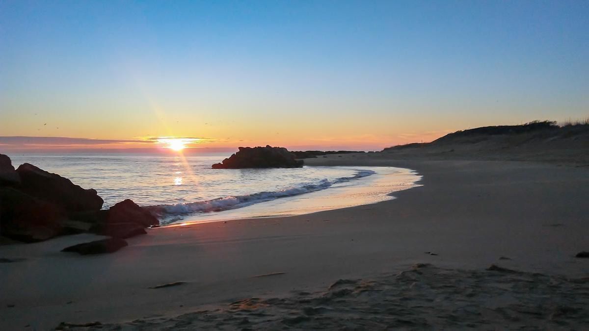Beauty At The Beach In The Early Morning