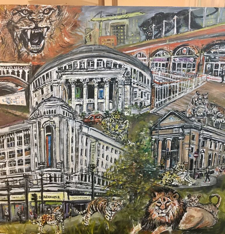 Concrete Jungle Art By Carol Anne Concrete Jungle Art By Carol Anne