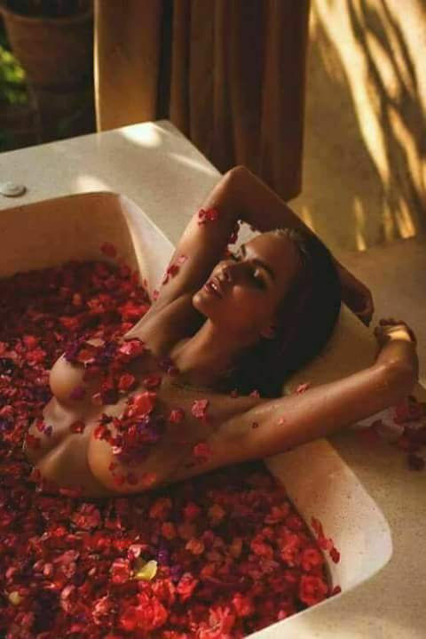 Here again like petals on You