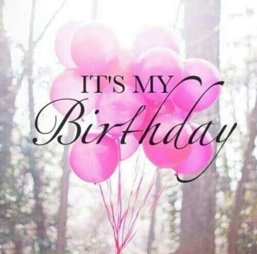 On the day of my birthday
