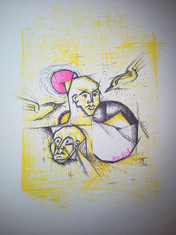 Cubist doodle! 