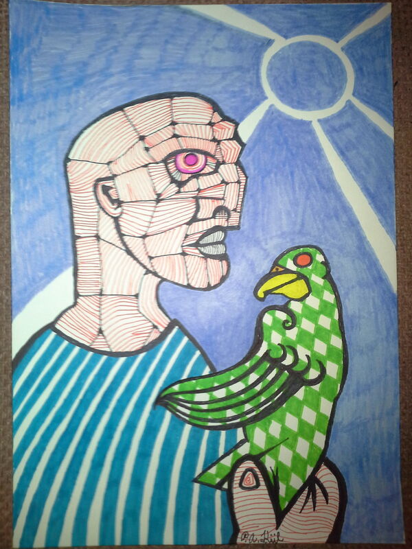 Bird man! 