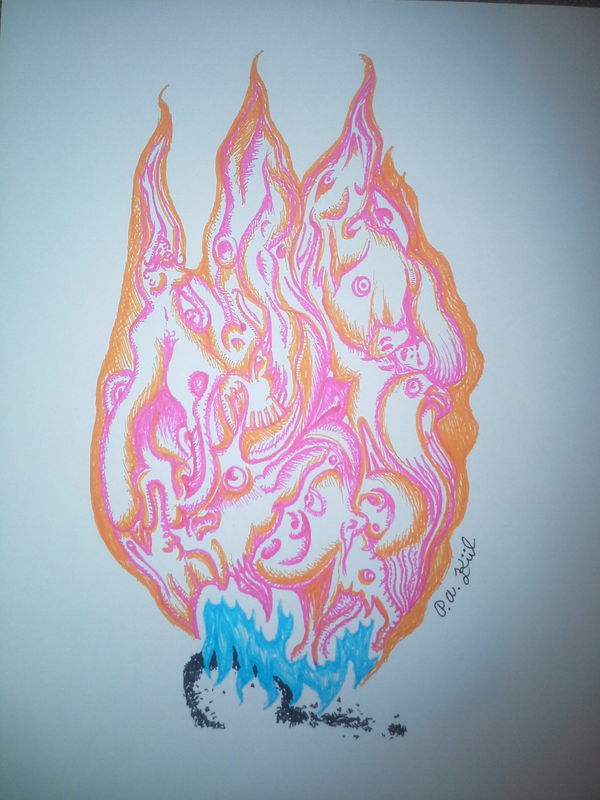 The flame! 