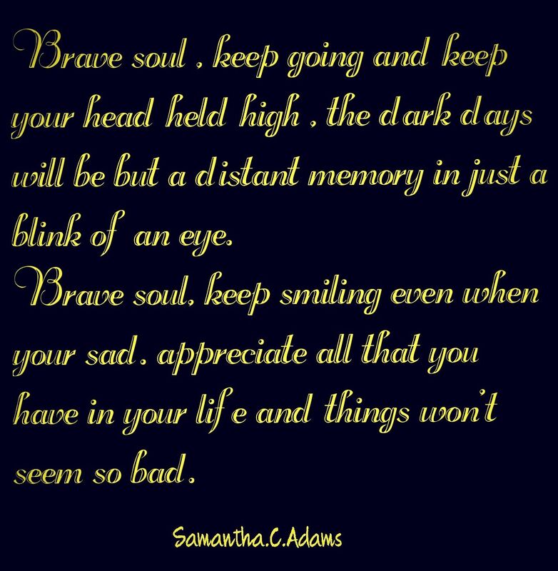 Gratitude of the brave soul