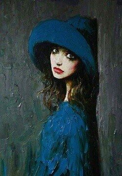 Woman in Blue