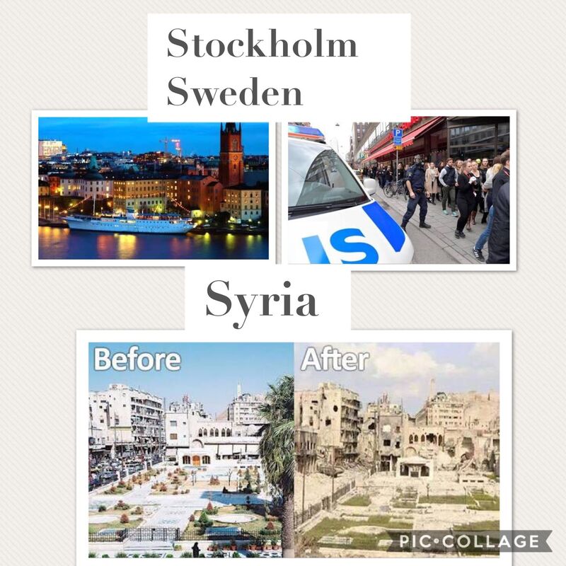 Sweden ?? Syria ?? World shame 2017