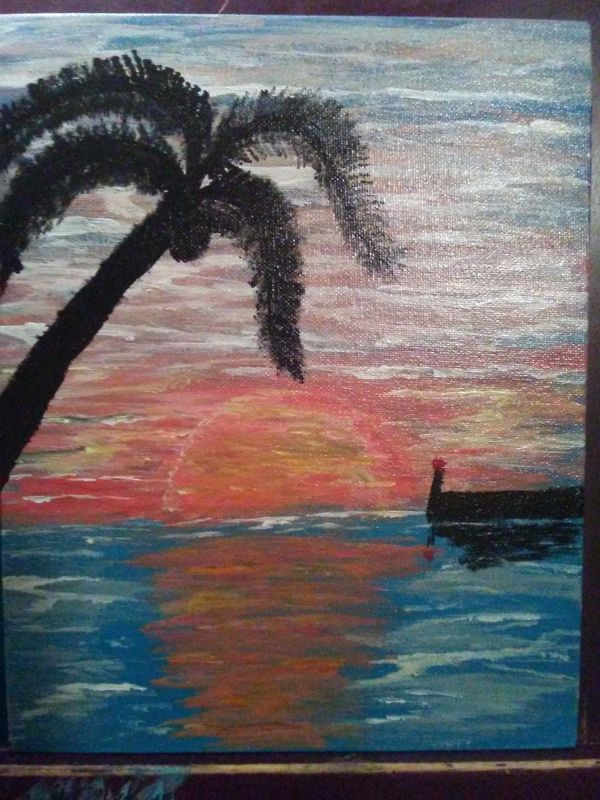 Sun set at the jetty