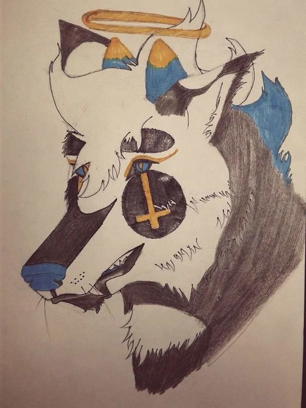Gift character drawing