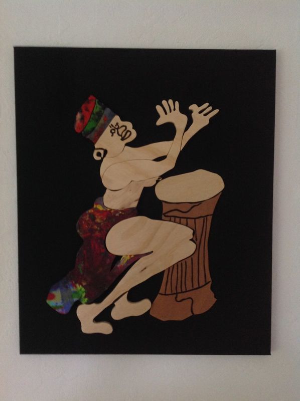 African Midnight Drummer 